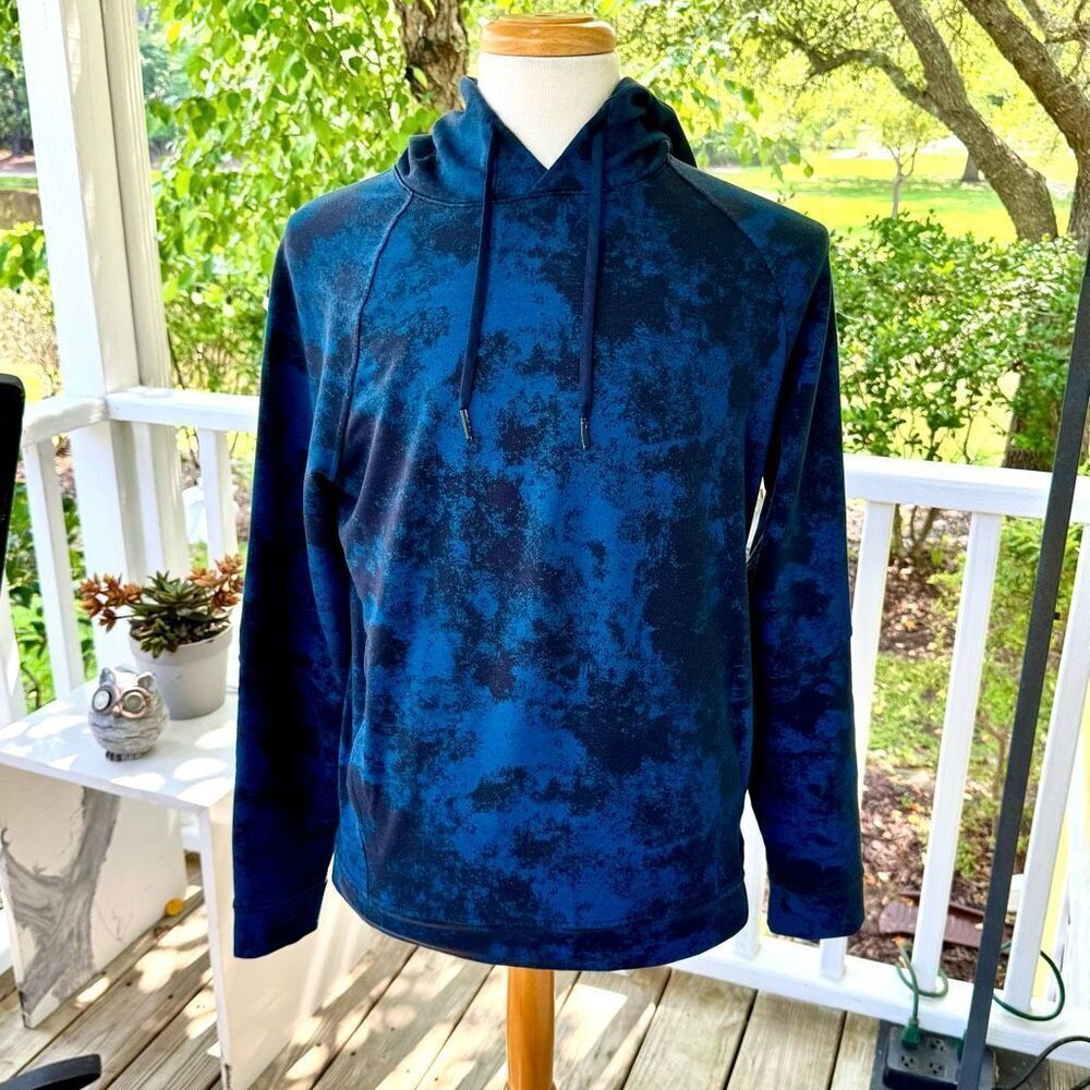 Lululemon City Sweat Pullover Hoodie. Blue Space Dye. Size Medium. - Picture 4 of 6